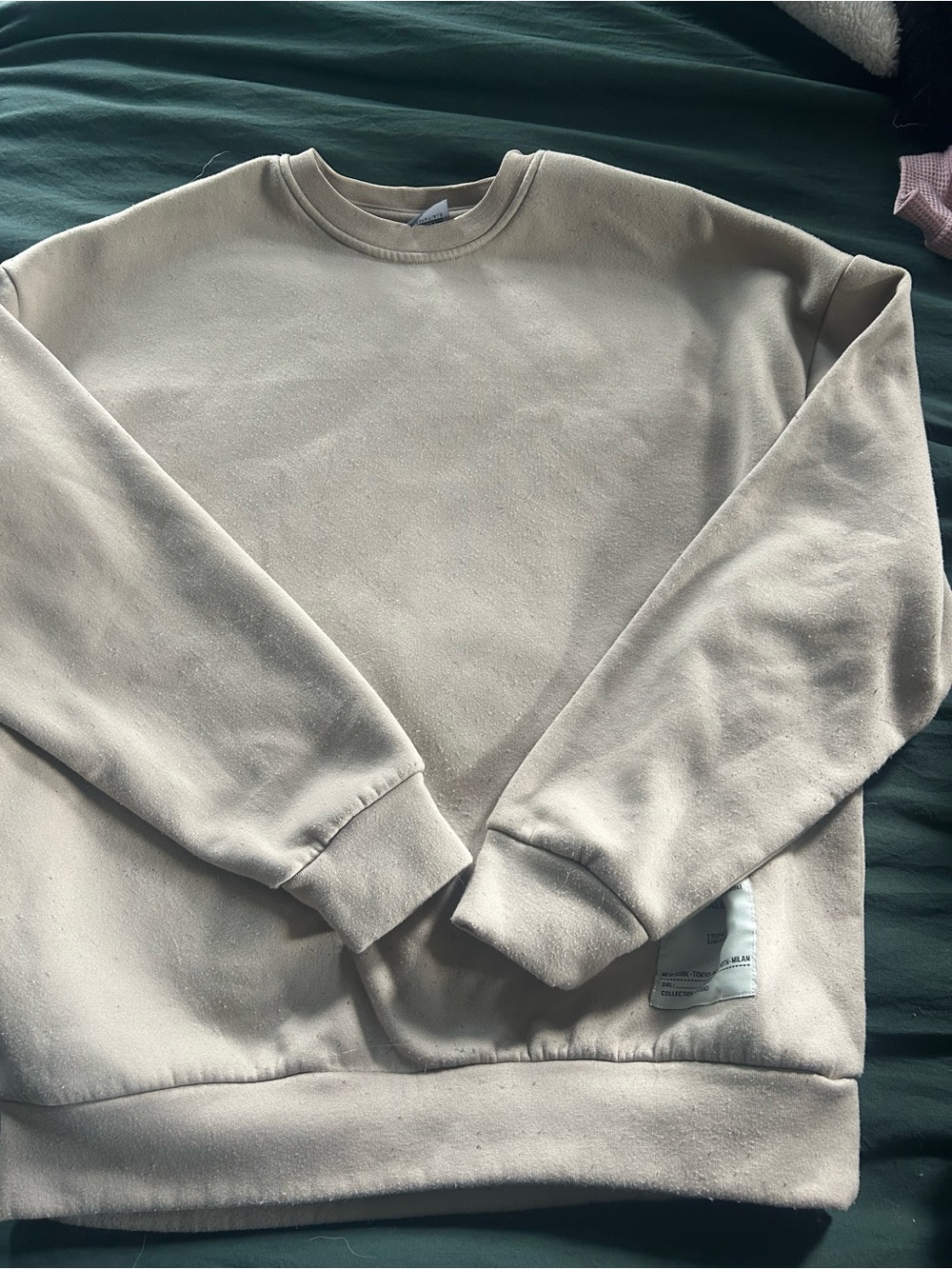 Essentials Women's Crewneck Sweatshirt in Light Beige
